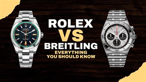 quality breitling vs rolex